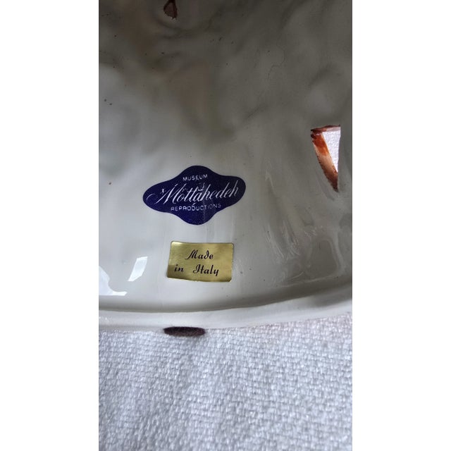 Vintage Mottahedeh Porcelain Colorful Bird Parrot Phoenix Figure Statue, Made in Italy For Sale - Image 10 of 10