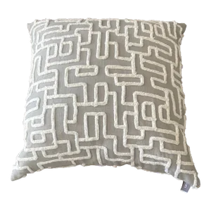 Uttermost Labyrinth Gray Pillow