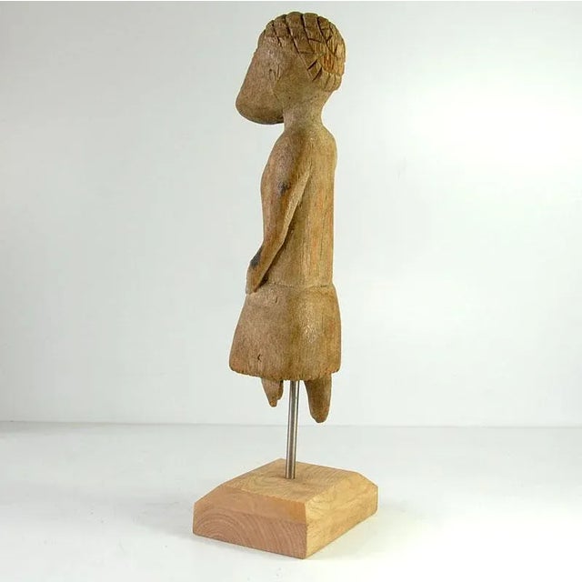 African Tribal Wooden Lobi Sculpture from Burkina Faso, 1970s, in Very Good conditions. Designed 1970 to 1979