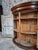 Antique French Château Walnut Demi-Lune Cabinet, Late 18th Century For Sale - Image 9 of 18