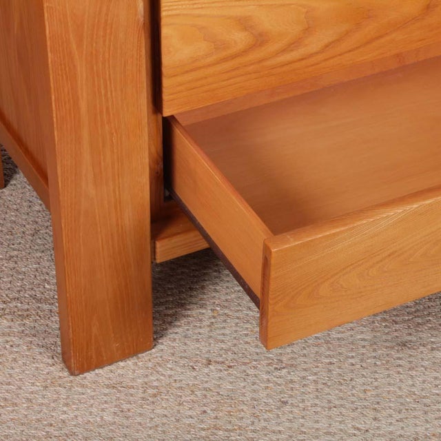 Vintage Chest of Drawers in Elm, 1980s For Sale - Image 6 of 10