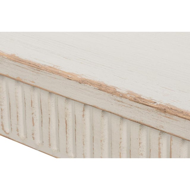 Farmhouse Dining Table in Antiqued Pine For Sale - Image 9 of 11