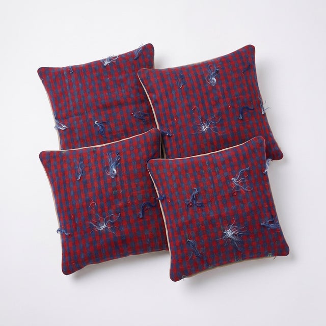 This beautiful 19'' x 20'' & 19'' x 19'' pillow cover set was made from authentic Turkish Kilim pieces. Bright colors of...
