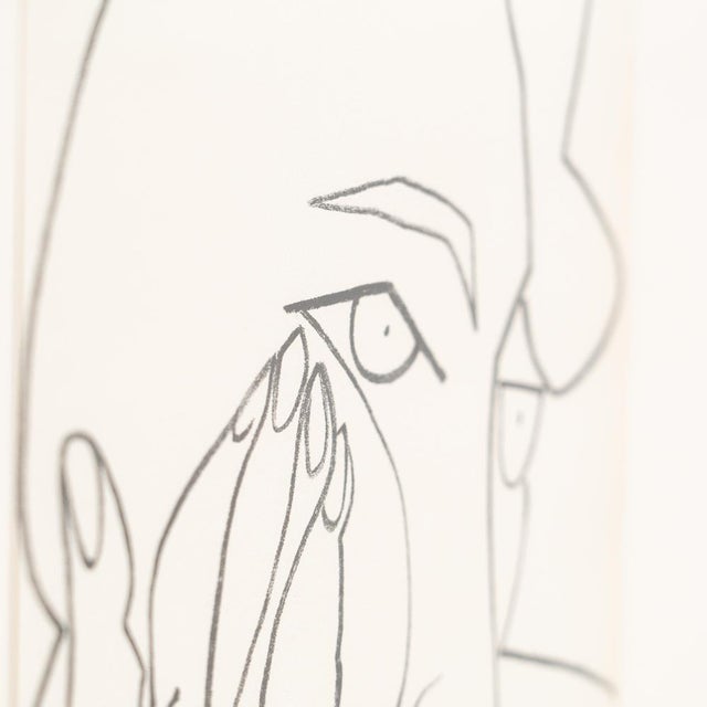 Françoise Gilot, Figurative Composition, 1951, Original Lithograph, Framed For Sale - Image 6 of 11