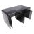 Acrylic Transparent Black Table Set - 3 Pieces For Sale
