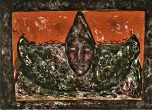 Alejandro Colunga, Payaso, Blue,Red and Yellow, 1980. The complete suite of 3 original lithographs.