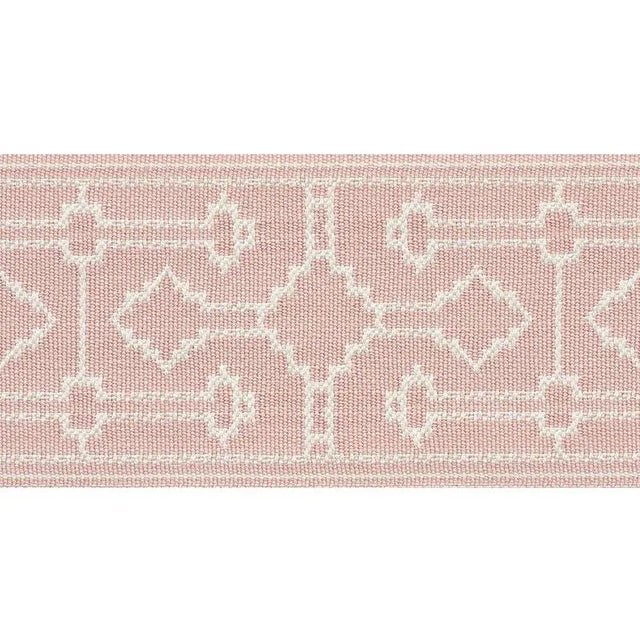 Contemporary Sample - Schumacher Filbert Tape in Blush For Sale - Image 3 of 3