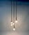 Metal Large Cascade Hanging Lamp with Six Glass and Brass Lights from Staff Leuchten, 1960s For Sale - Image 7 of 18
