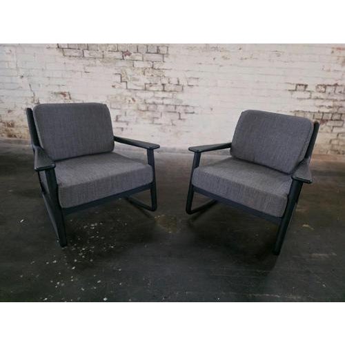 Mid-Century Modern Rocking Chairs with Arms, Set of 2 For Sale - Image 10 of 10