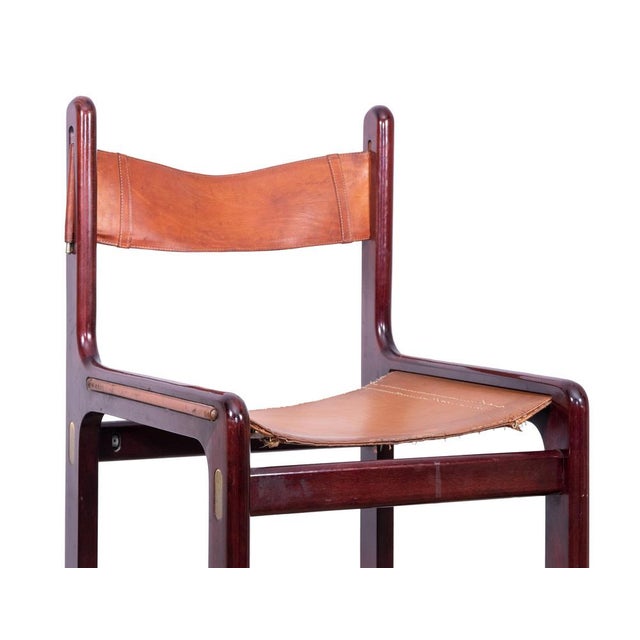 Wood Nautical Style Chairs by Gigi Radice, Italy, 1960s, Set of 6 For Sale - Image 7 of 8