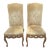 1930s French 4 Pretzel Ribbon Back French Hollywood Regency French Provincial Rococo Dining Chairs- Set of 2 For Sale