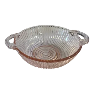 1930s Pink Anchor Hocking Queen Mary Small Bowl