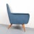 Wood Armchair in Pigeon Blue-Light Gray, 1950s For Sale - Image 7 of 13