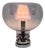 Hand Blown Glass and Chrome Table Lamp by Toni Zuccheri, 1970s For Sale
