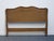 Late 20th Century Drexel Heritage Peasant Provincial Country French Solid Hard Rock Maple French Full Size Headboard 900-2 For Sale - Image 5 of 6