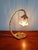 Art Nouveau Table Lamp in Gilded Bronze and Opalescent Glass For Sale - Image 17 of 18