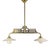 Bauhaus Pendant Lamp in Brass, 1920s For Sale