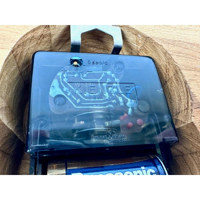 Mid-Century Modern Wall Clock in Teak with Kienzle Mechanism from Bestform, 1960s For Sale - Image 9 of 10