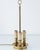 French Empire Brass Three-Light Bouillotte Lamp with Gilt Laurel Tôle Shade For Sale - Image 14 of 18
