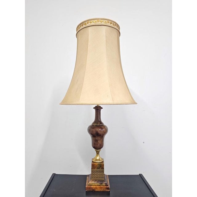 In this listing you will find a pair of French Antique Table Lamps. These extra large lamps are done in combination of...