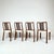 Mid 20th Century Set of 6 Edward Wormley for Dunbar Cane Back Freshly Upholstered Dining Chairs For Sale - Image 11 of 12