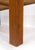 Durland Massive Solid TEAK 41x87 Dining Conference Table Parsons Style MINT For Sale - Image 4 of 11
