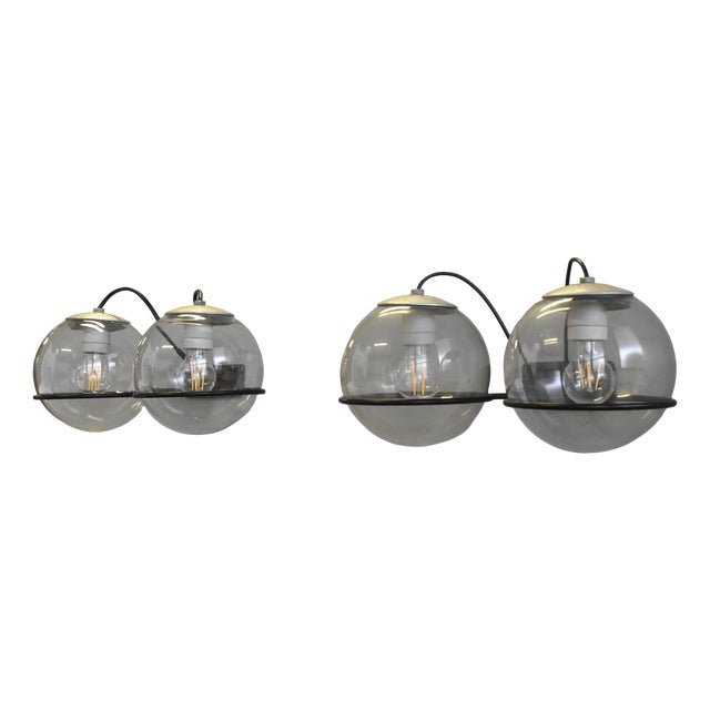 Model 238/2 Wall Lamps by Gino Sarfatti for Arteluce Italia, 1960s, Set of 2 For Sale