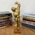 Gold Mid 20th Century Golden Gilded Wood Hanuman Sculpture For Sale - Image 8 of 15