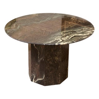 Mid 20th Century Marble Dining Table Post Modern For Sale