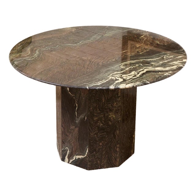 Mid 20th Century Marble Dining Table Post Modern For Sale