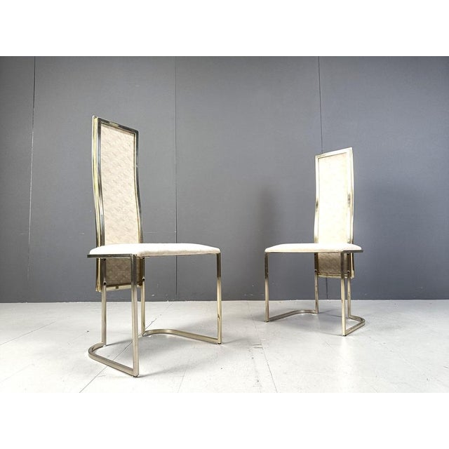 Vintage Dining Chairs attributed to Belgochrom, 1970s, Set of 8 For Sale - Image 9 of 13