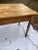 Brown Antique Wood Side Table or Desk For Sale - Image 8 of 10