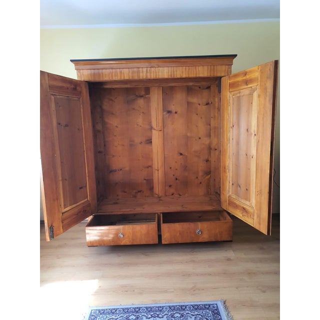 Biedermeier Hallway Cabinet in Cherrywood, 1820s For Sale - Image 4 of 7