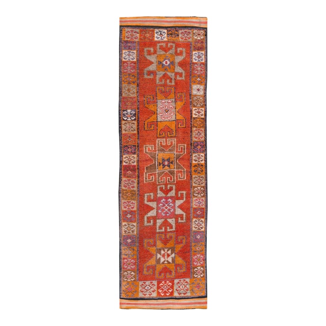 Galerie Shabab Collection Mid-20th Century Turkish Anatolian Tribal Runner For Sale
