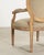 Set of Six Kreiss Louis XVI Style Cerused Oak Dining Armchairs For Sale - Image 17 of 18