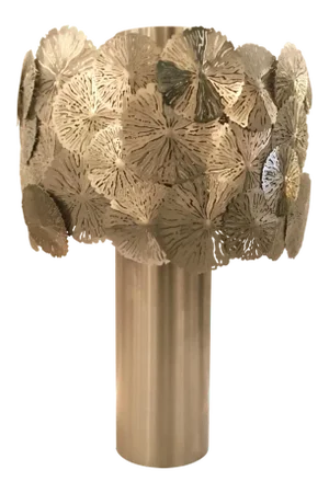 Modern Studio a Home Lily Pad Silver Metal Table Lamp