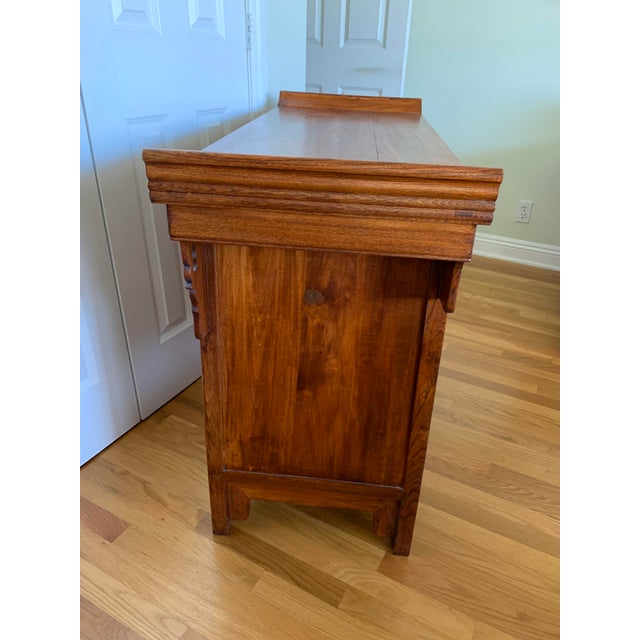 Chinoiserie Vintage Chinoiserie Carved Chest For Sale - Image 3 of 18