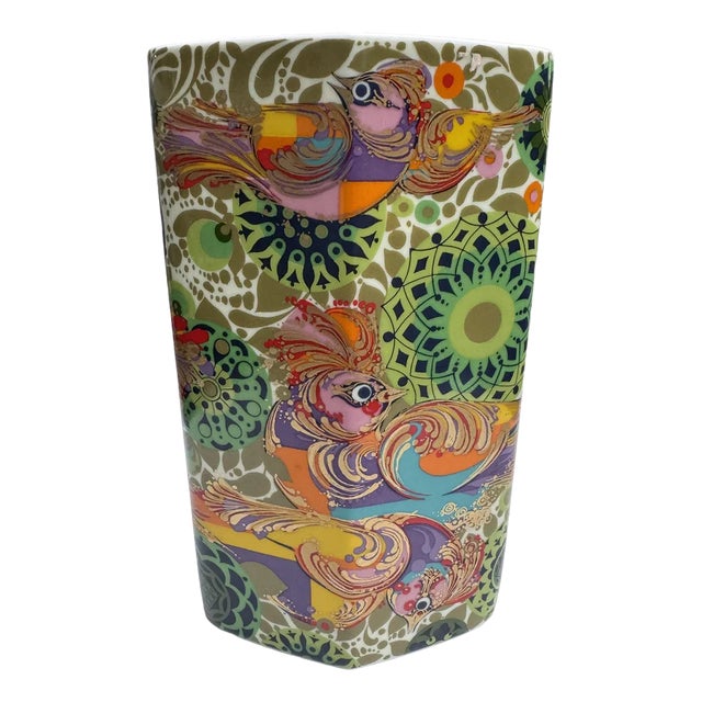 Feuervogel Vase by Björn Wiinblad for Rosenthal, 1992 For Sale