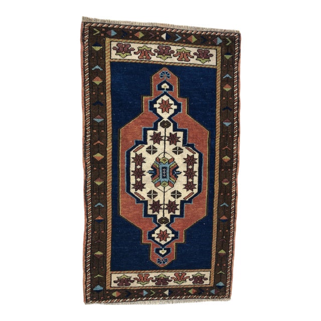 Rustic Turkish Handmade Rug For Sale