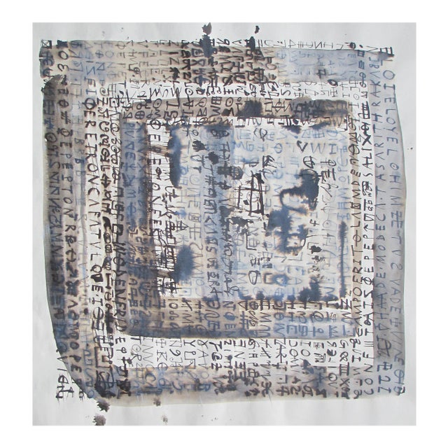 Wayne Summers Pareidolia I . Ink On 19th Century Paper 2019 For Sale