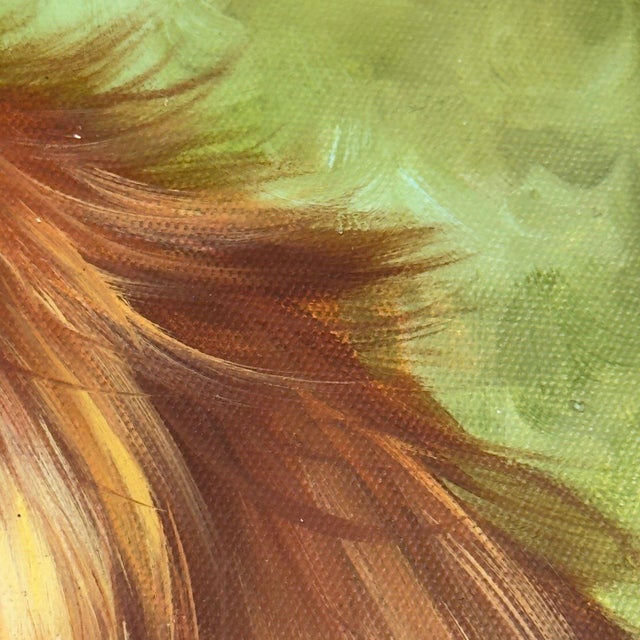 David Coalburn Original Oil Painting Golden Retriever Portrait “Eyes of Christy” For Sale - Image 9 of 12