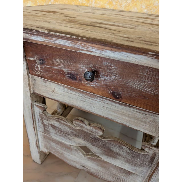 Rustic Side Table, 1960 For Sale - Image 10 of 16