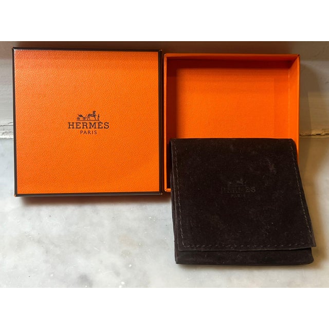 Paint Hermès Clic H Bracelet Palladium-Plated Black For Sale - Image 7 of 7