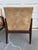 Walnut Armchairs - Jens Risom Design - Original Naugahyde, Labeled, 1960s For Sale - Image 13 of 15