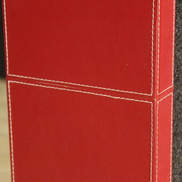 1980s Italian Red Mirror, 1980s For Sale - Image 5 of 13