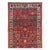 A vintage Persian Hamadan rug in runner format handmade during the mid-20th century with the traditional Persian 'Herati'...