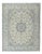 Nain 9la Oriental Rug with Silk Content For Sale