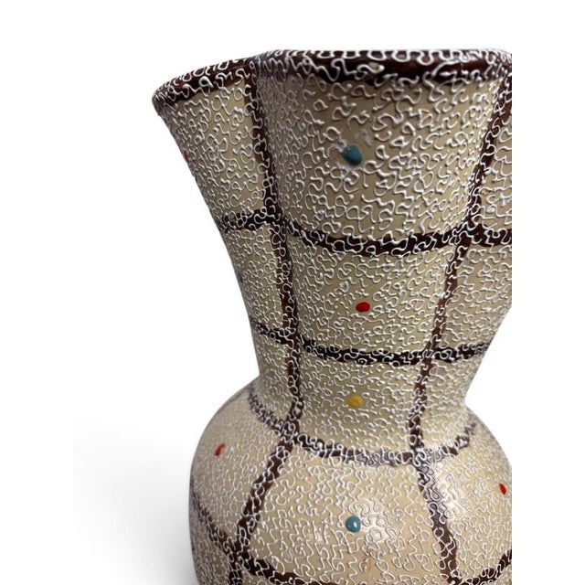 Italian Vase in Ceramic by Rolli Deruta, 1950s For Sale - Image 3 of 6
