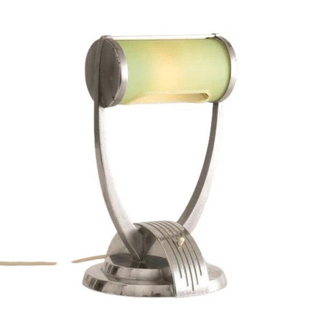 Art Deco Chrome Desk Lamp by Joseph Lucas, 1930 For Sale - Image 6 of 8