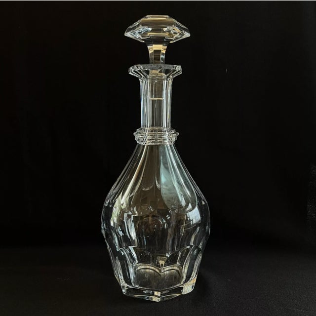 Baccarat Harcourt 1841 Decanter 11.93" high and 4.92" in diameter Holds 25.36 oz WEIGHT 3.97 lbs MATERIAL Crystal COLOR...